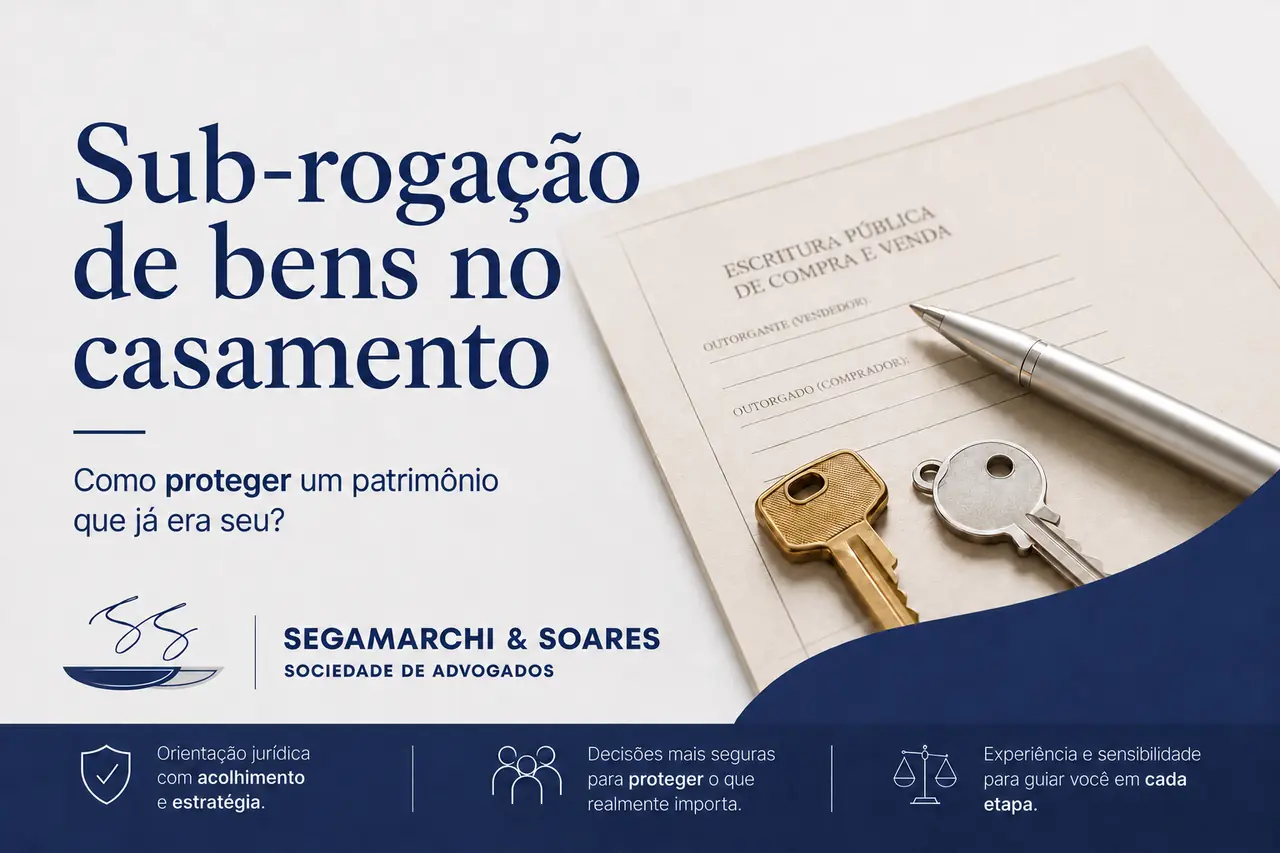 Sub-rogação de bens no casamento